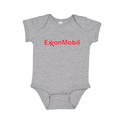 Exxon Mobil Gas Station Baby Romper Onesie