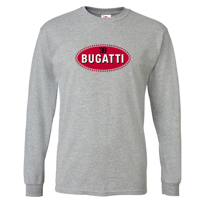 Youth Kids Bugatti Car Long Sleeve T-Shirt