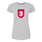 Women's Georgia National Soccer Team Round Neck T-Shirt