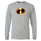 Men's The Incredibles Cartoon Long Sleeve T-Shirt