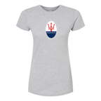 Women’s Maserati Car Round Neck T-Shirt