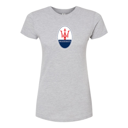 Women’s Maserati Car Round Neck T-Shirt