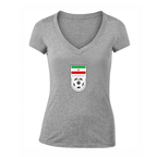 Women's Iran National Soccer Team V-Neck T-Shirt