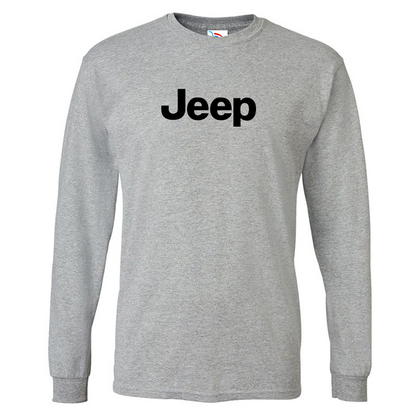 Men’s Jeep Car Long Sleeve T-Shirt