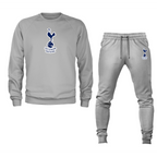 Men’s Tottenham Hotspur F.C. Soccer Logo Crewneck Sweatshirt Joggers Suit