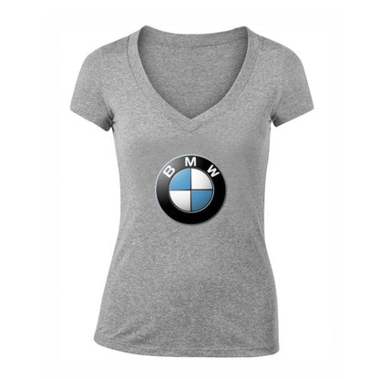 Women's BMW Motorsports Car V-Neck T-Shirt