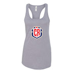 Women's Costa Rica National Soccer Team Racerback Tank Top