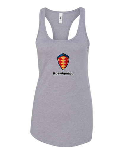 Women's Koenigsegg Car Racerback Tank Top