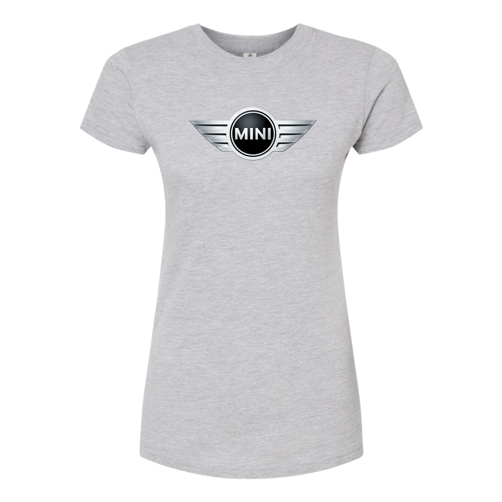 Women’s Mini Cooper Car Round Neck T-Shirt