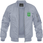 Men's Brazil Soccer Lightweight Bomber Jacket Windbreaker Softshell Varsity Jacket Coat
