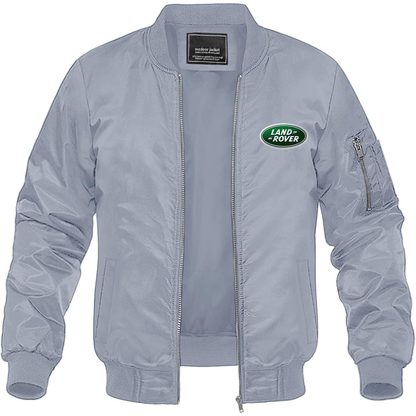 Men’s Land Rover Car Lightweight Bomber Jacket Windbreaker Softshell Varsity Jacket Coat