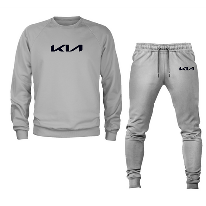 Men’s Kia Car Crewneck Sweatshirt Joggers Suit