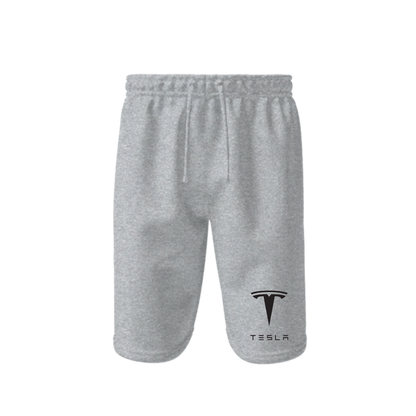 Men’s Tesla Motorsports Car Athletic Fleece Shorts