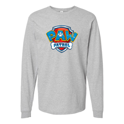 Youth Kids Paw Patrol Cartoon Long Sleeve T-Shirt