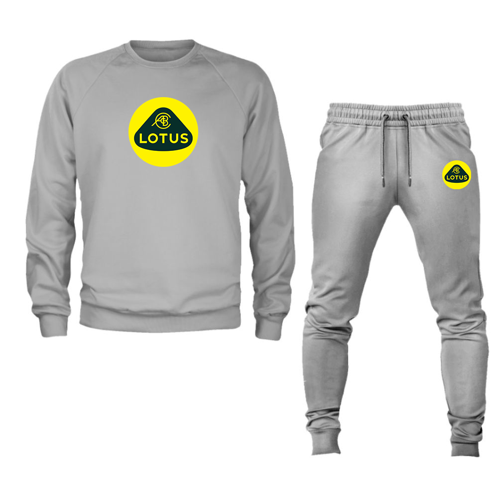 Men’s Lotus Car Crewneck Sweatshirt Joggers Suit