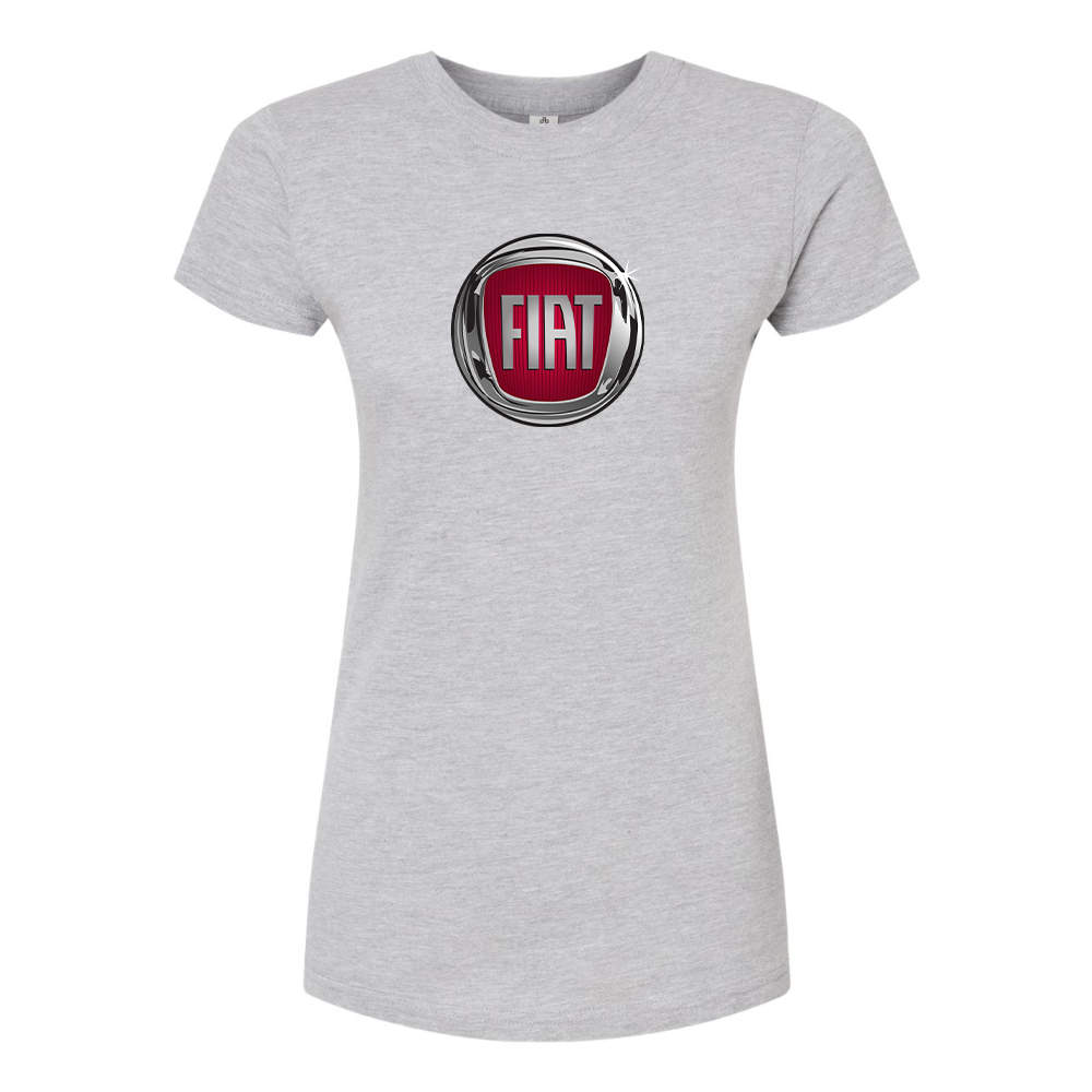 Women’s Fiat Car Round Neck T-Shirt