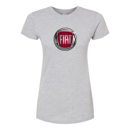 Women’s Fiat Car Round Neck T-Shirt