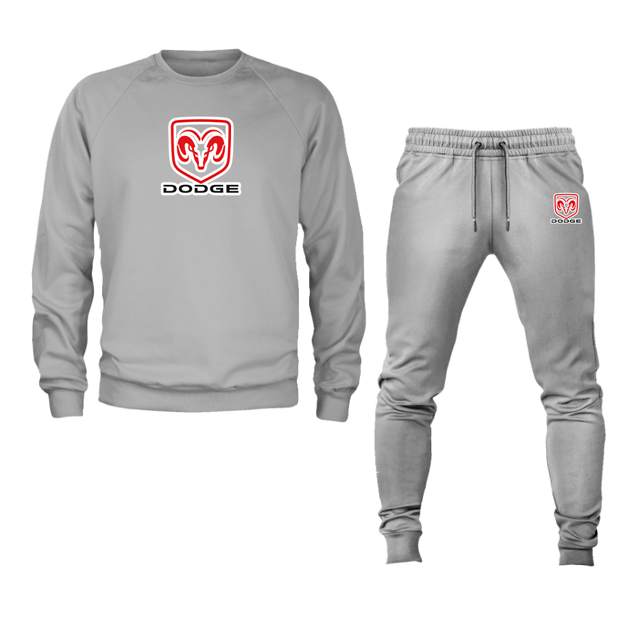 Men’s Dodge Car Crewneck Sweatshirt Joggers Suit