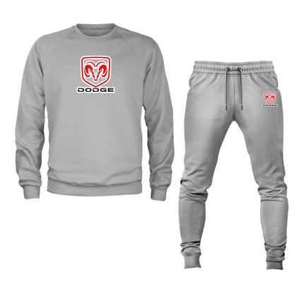 Men’s Dodge Car Crewneck Sweatshirt Joggers Suit