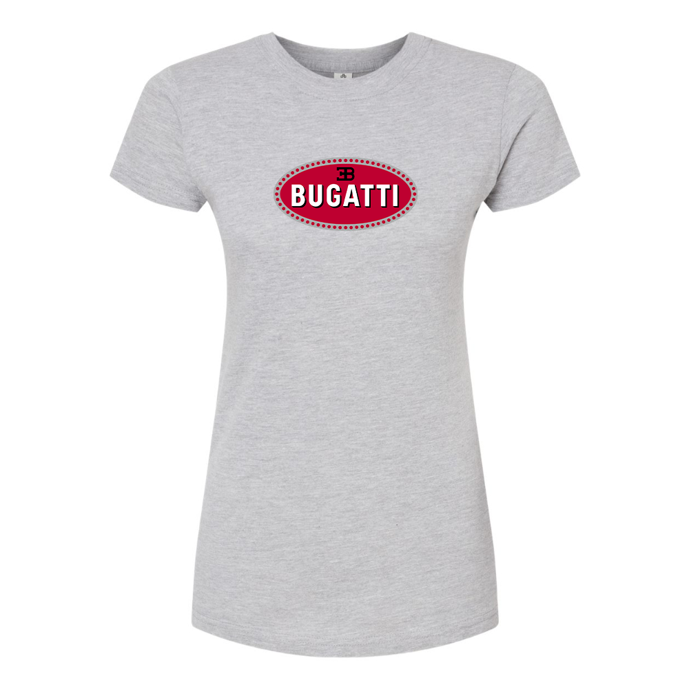 Women’s Bugatti Car Round Neck T-Shirt