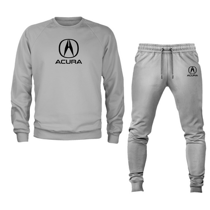 Men’s Acura Car Crewneck Sweatshirt Joggers Suit