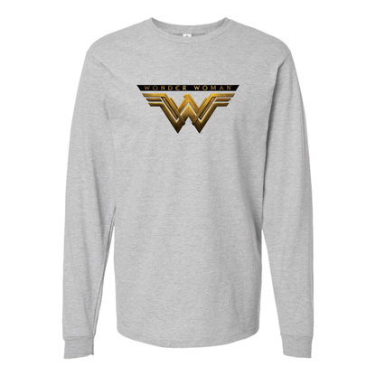 Youth Kids Wonder Woman DC Superhero Long Sleeve T-Shirt