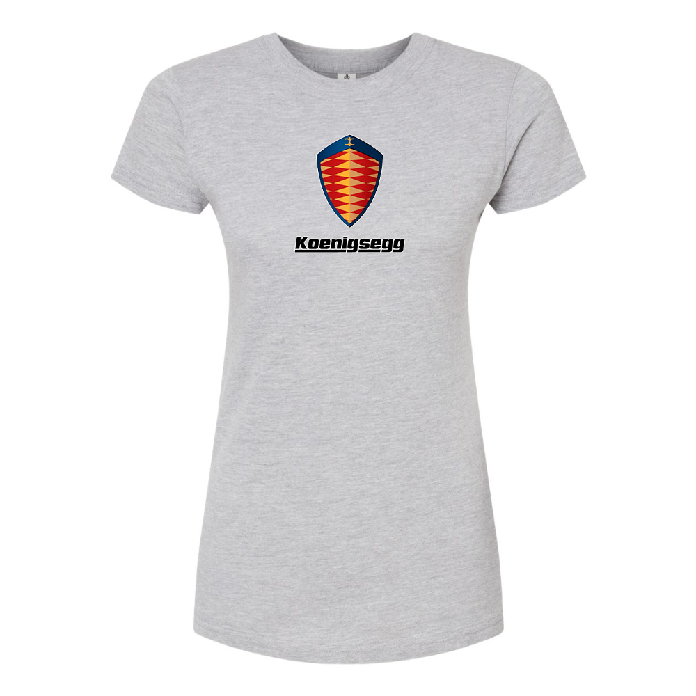 Women’s Koenigsegg Car Round Neck T-Shirt