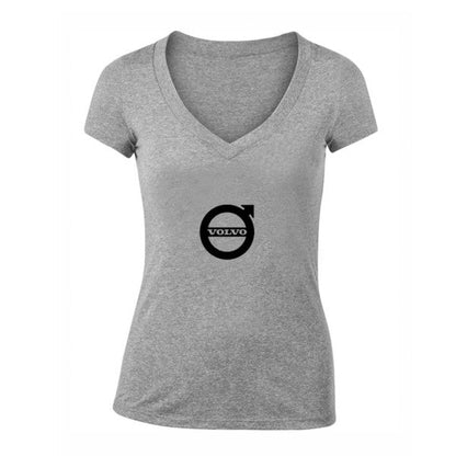 Women's Volvo Car V-Neck T-Shirt