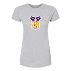 Women's Kobe Bryant Mamba 24 Round Neck T-Shirt