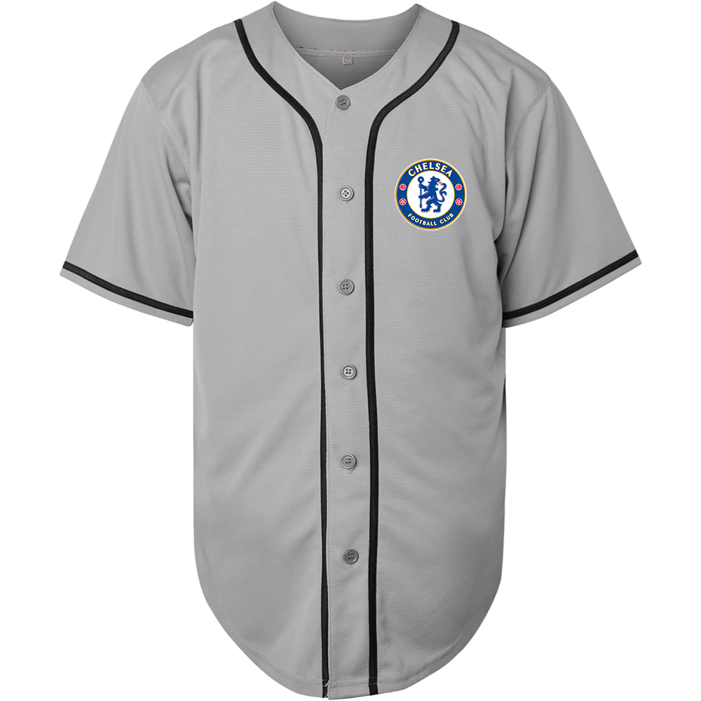 Men's Chelsea Soccer Baseball Jersey