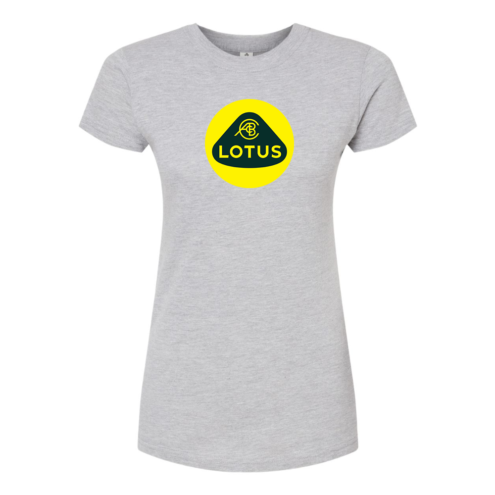 Women’s Lotus Car Round Neck T-Shirt