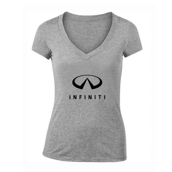 Women's Infiniti Luxury Car V-Neck T-Shirt