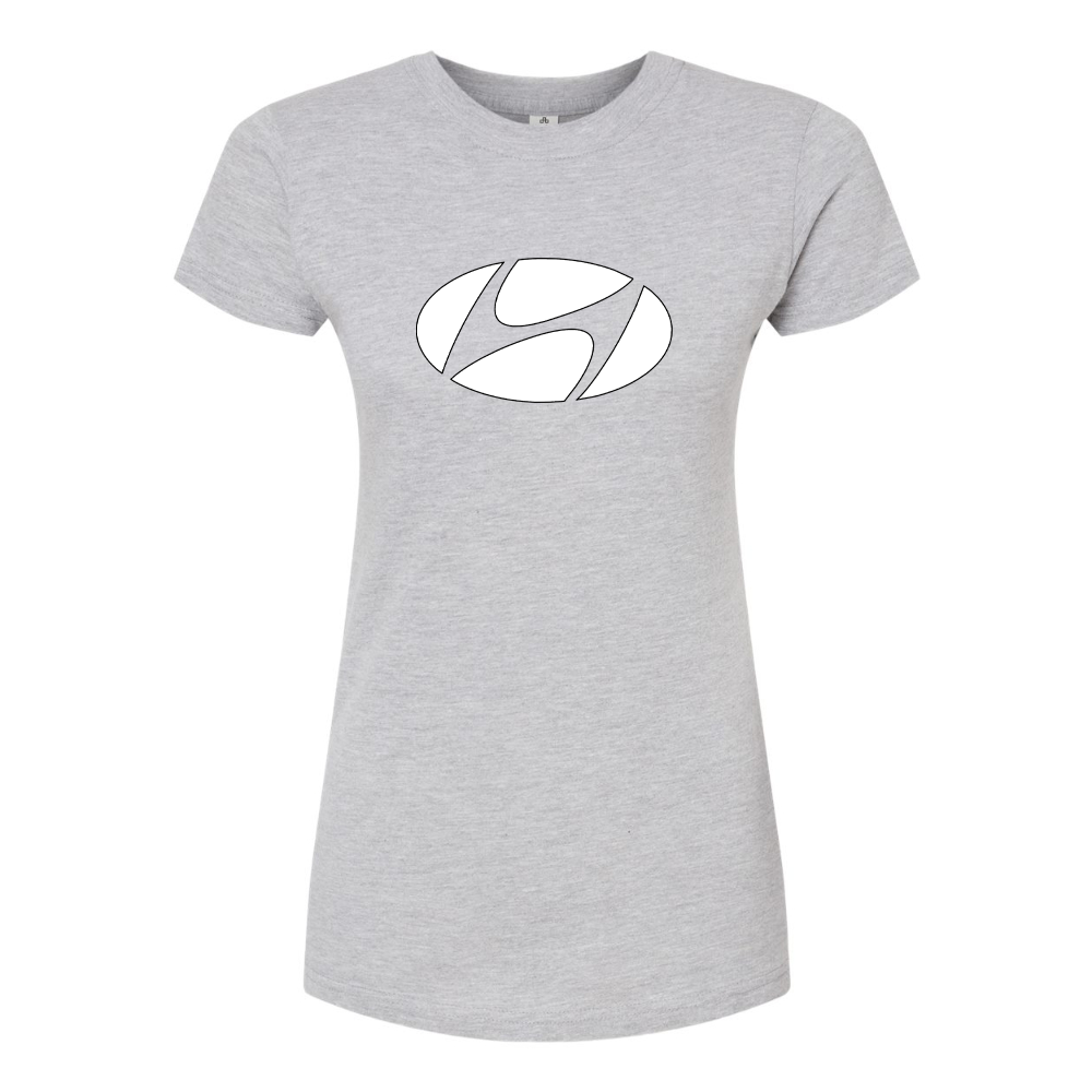 Women's Hyundai New Logo Car  Round Neck T-Shirt