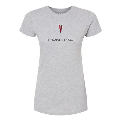 Women’s Pontiac Car Round Neck T-Shirt