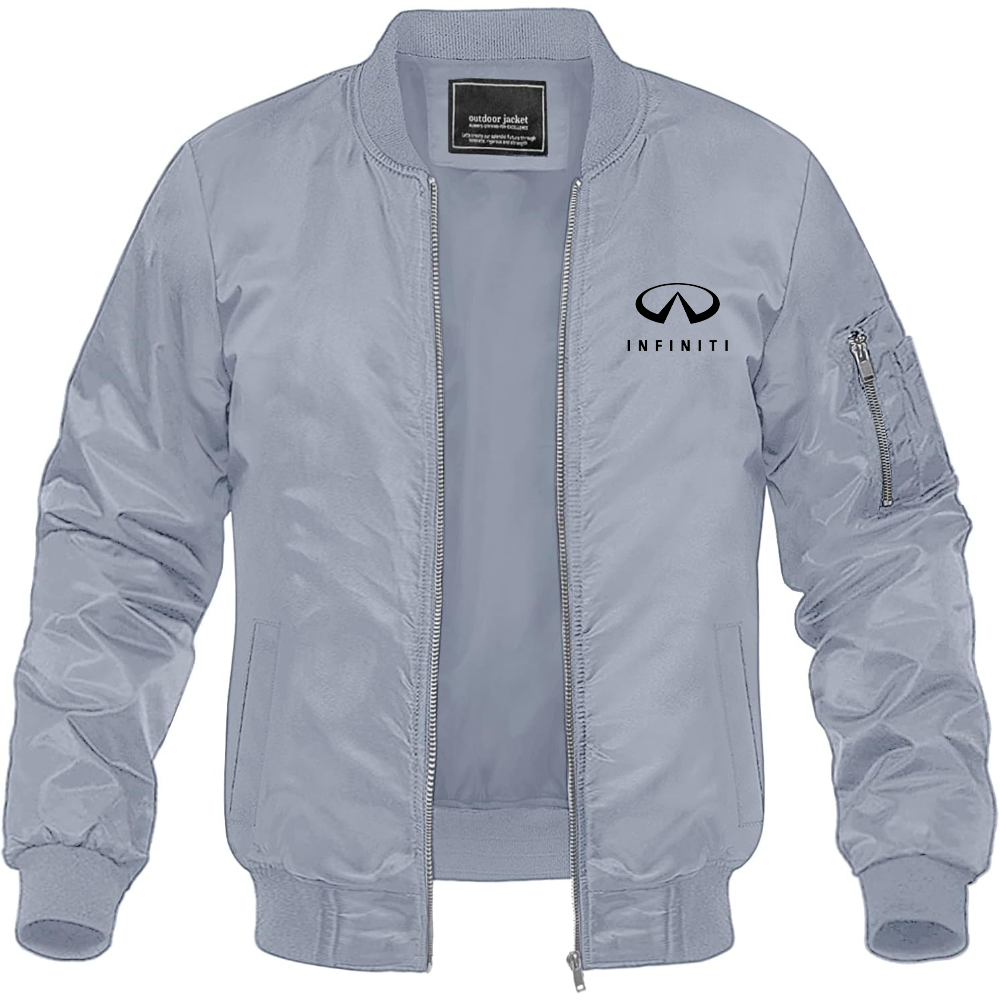 Men’s Infiniti Luxury Car Lightweight Bomber Jacket Windbreaker Softshell Varsity Jacket Coat