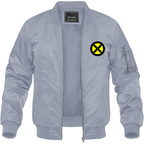Men's X-Men Marvel Comics Superhero Lightweight Bomber Jacket Windbreaker Softshell Varsity Jacket Coat