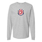 Youth Kids Costa Rica National Soccer Team Long Sleeve T-Shirt