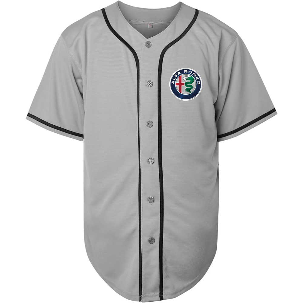 Men's Alfa Romeo Car Baseball Jersey