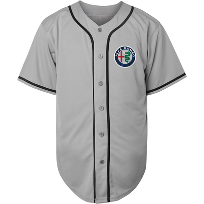 Men's Alfa Romeo Car Baseball Jersey