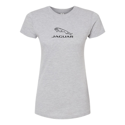 Women’s Jaguar Symbol  Car Round Neck T-Shirt