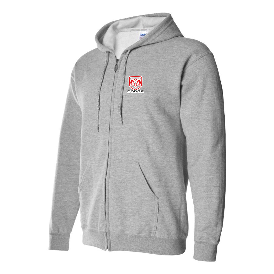 Men’s Dodge Car Zipper Hoodie