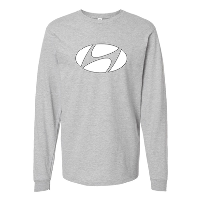 Men's Hyundai New Logo Car  Long Sleeve T-Shirt