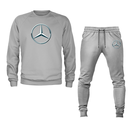 Men's Mercedes-Benz New Car Crewneck Sweatshirt Joggers Suit