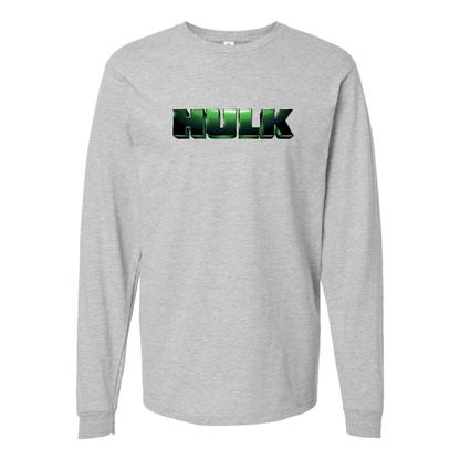 Youth Kids The Hulk Marvel Superhero Long Sleeve T-Shirt