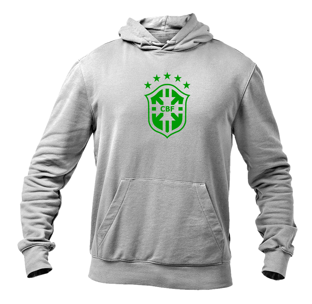 Men's Brazil Soccer Pullover Hoodie