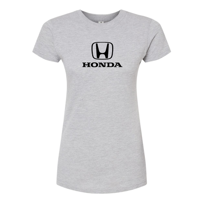 Women’s Honda Motorsport Car Round Neck T-Shirt