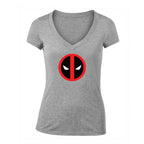 Women's Deadpool Marvel Superhero V-Neck T-Shirt