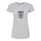 Women's England National Soccer Team Round Neck T-Shirt