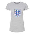 Women's England National Football Team Round Neck T-Shirt