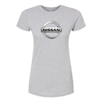 Women’s Nissan Motorsport Car Round Neck T-Shirt